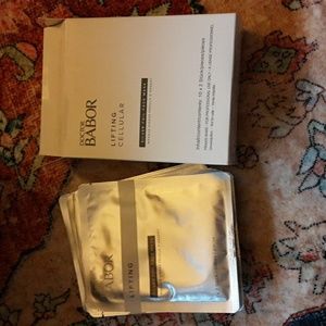 NEW (10) Doctor Babor silver foil face masks lifting cellular